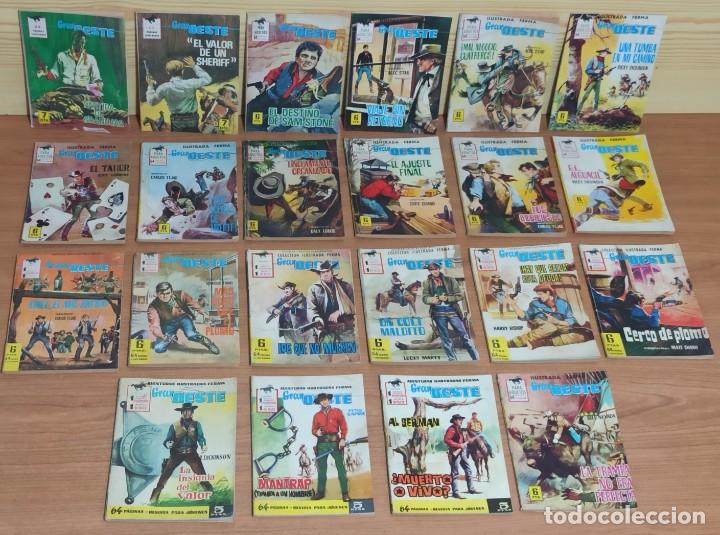 Tebeos: GRAN OESTE - LOTE DE 20 NUMEROS - FERMA 1962. - Foto 1