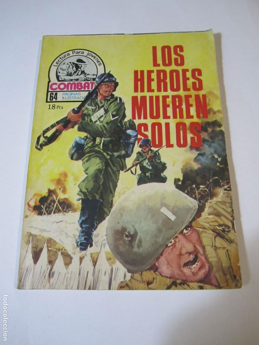 Tebeos: Novela Combate Los heroes mueren solos - Foto 1