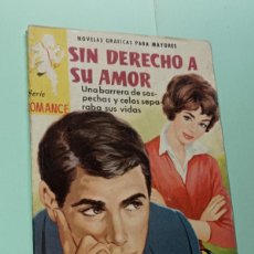 Tebeos: SIN DERECHO A SU AMOR. COLECCIÓN DAMITA, SERIE ROMANCE Nº 68. FERMA, 1958. ROSANA PODESTA. +++