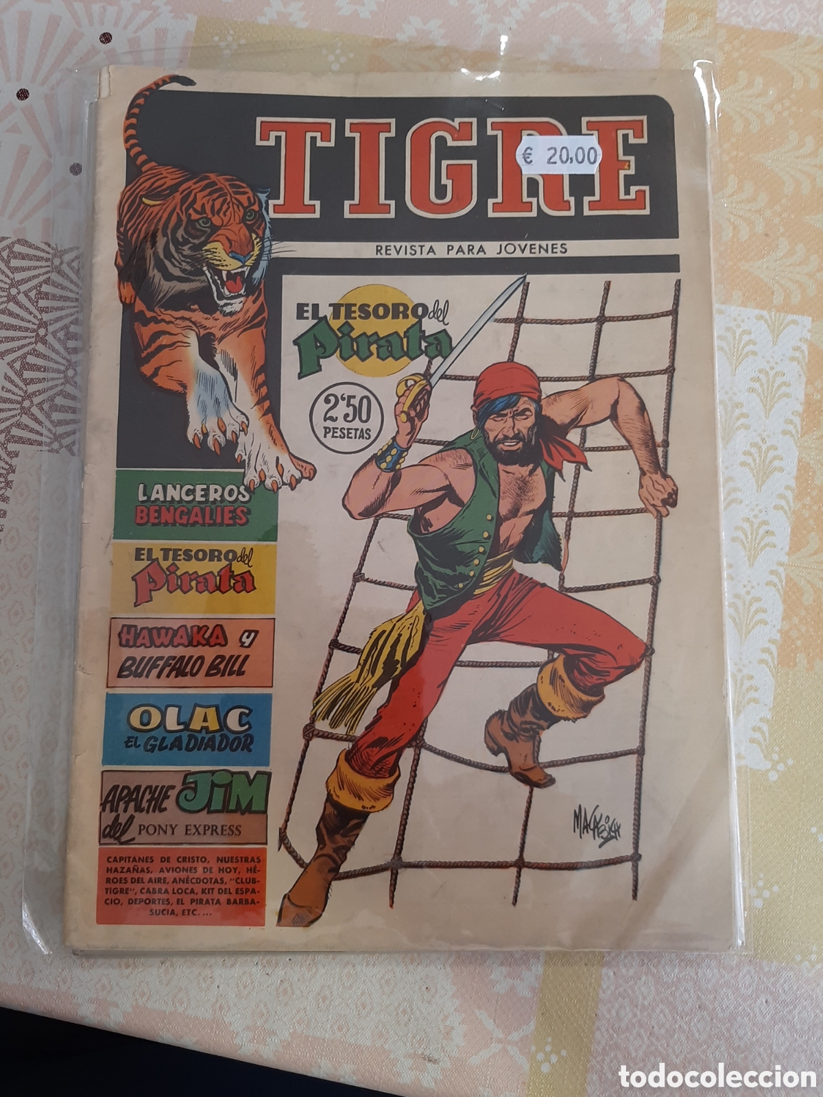 Tebeos: Tigre de Ediciones Ferna, lote del 2 al 8 (&Uacute;ltimo de la colecci&oacute;n) - Foto 2