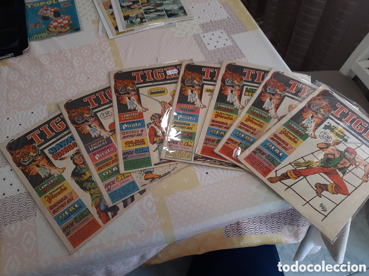 Tebeos: Tigre de Ediciones Ferna, lote del 2 al 8 (&Uacute;ltimo de la colecci&oacute;n) - Foto 1