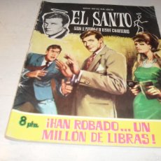 Tebeos: EL SANTO Nº3:¡HAN ROBADO UN MILLON DE LIBRAS¡.FERMA,1965.CON ARTICULO DEDICADO A ROGER MOORE. Lote 402351119