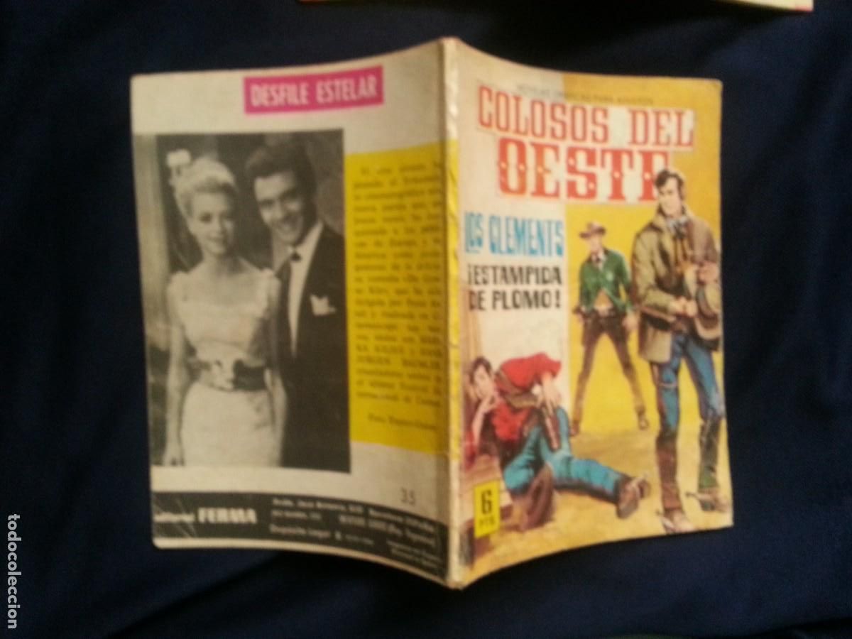 Tebeos: LOS CLEMENTS ESTAMPIDA DE PLOMO - COLOSOS DEL OESTE 35 - Foto 1