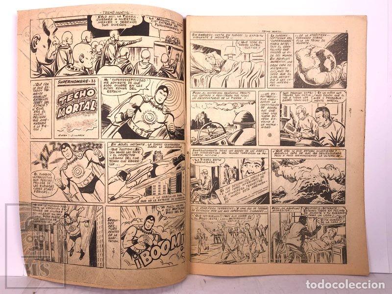 Tebeos: Comic Superhombre Ferma Num. 33 - Techo Mortal - Original de &Eacute;poca - Foto 2