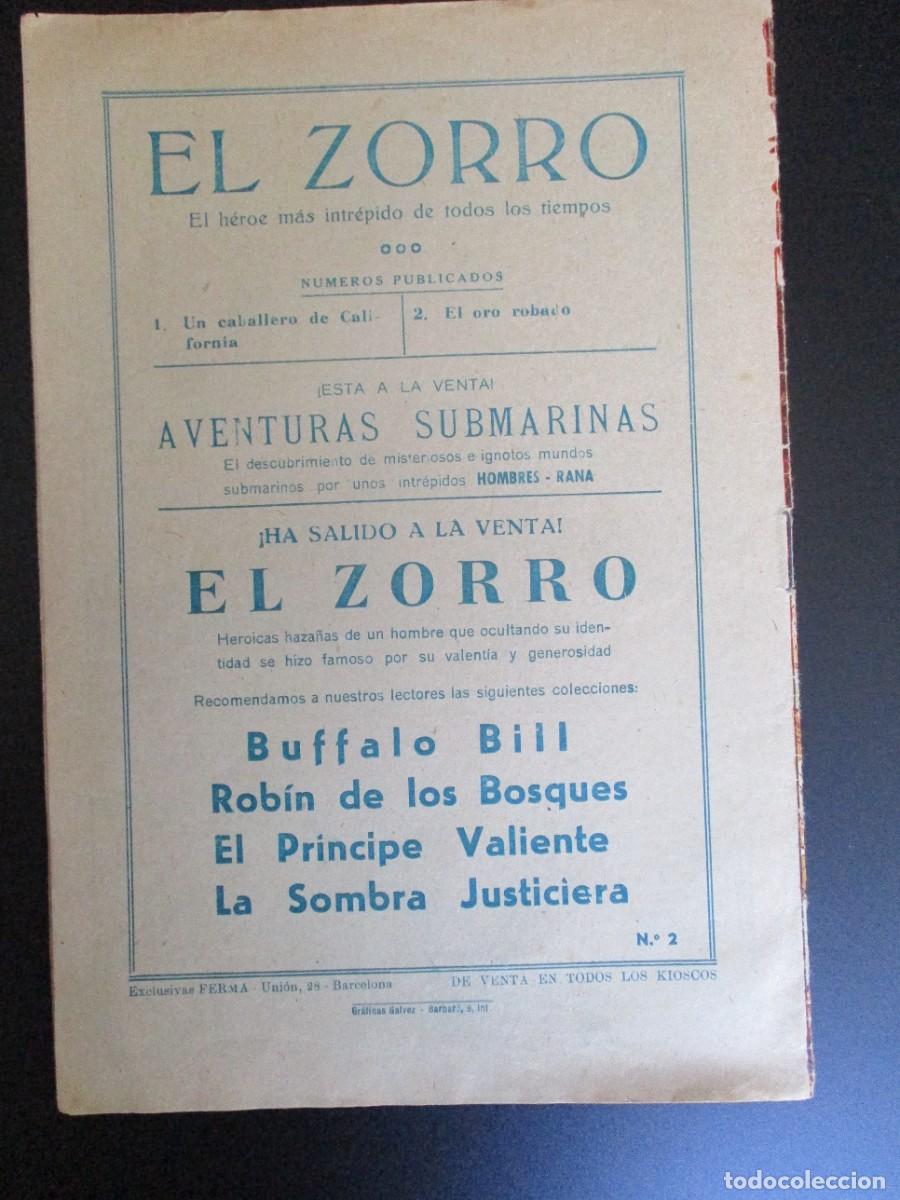 Tebeos: ZORRO, EL (1956, FERMA) 2 &middot; 1956 &middot; EL ORO ROBADO - Foto 3