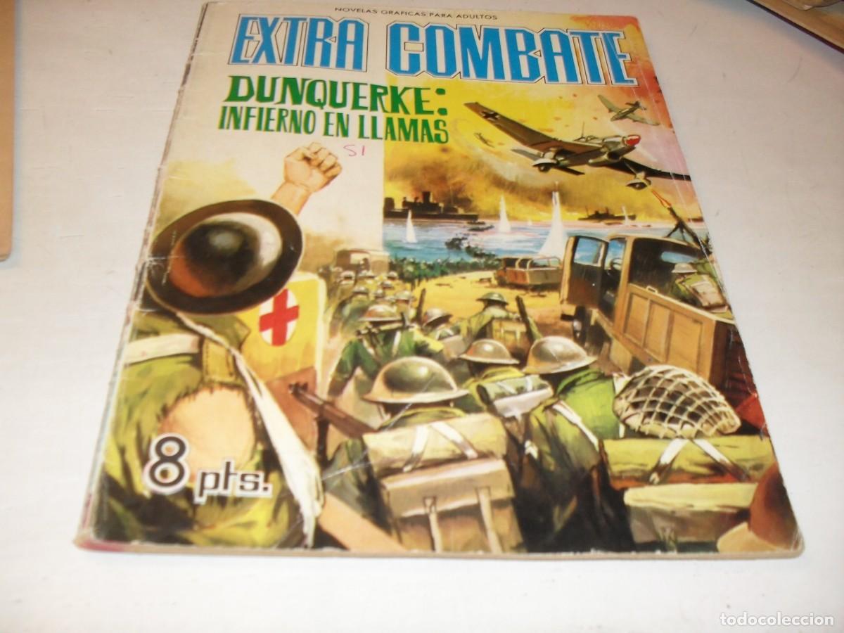 Tebeos: EXTRA COMBATE 16 DUNKERKE:INFIERNO EN LLAMAS,(DE 73),1965. - Foto 1