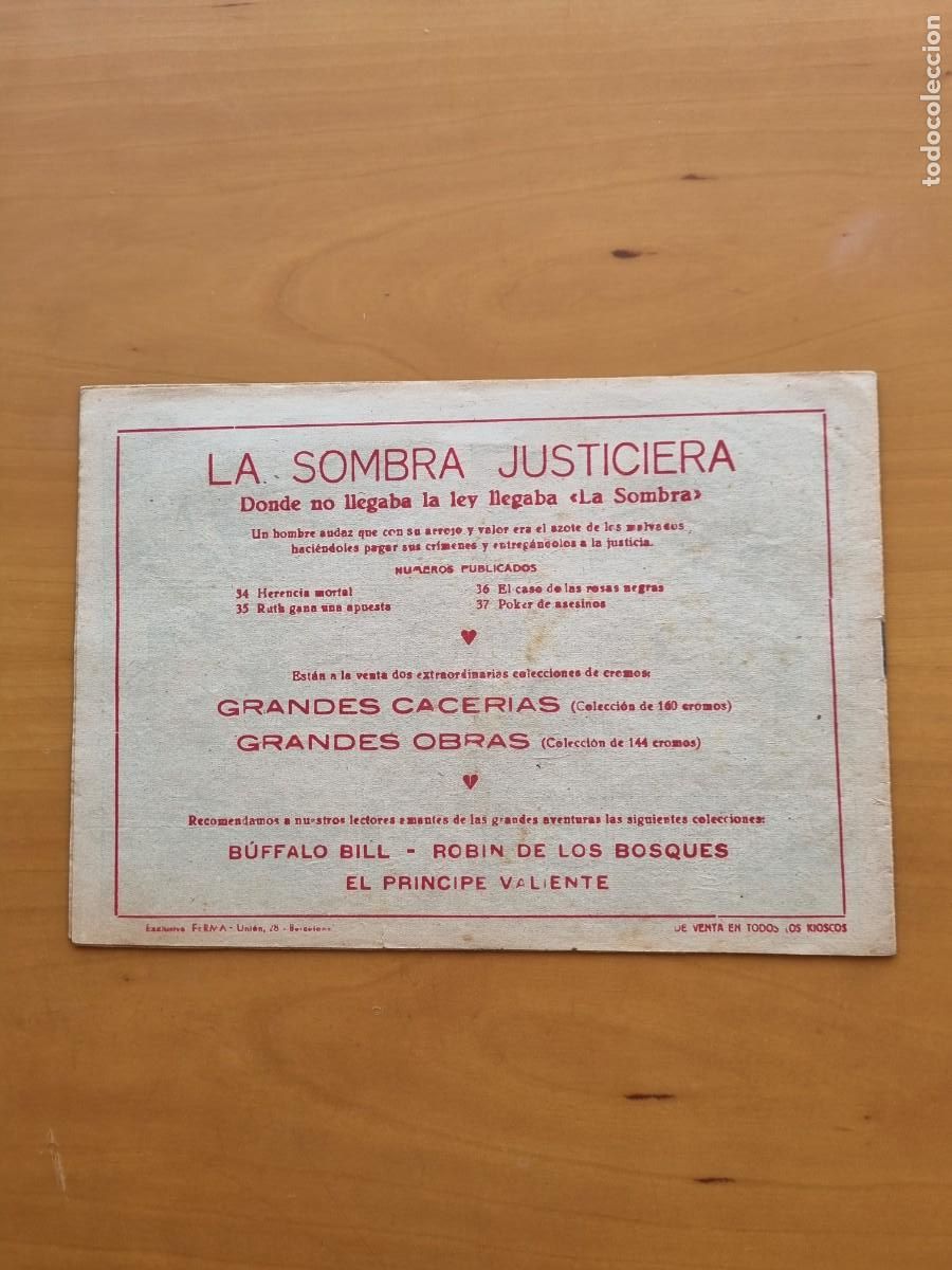 Tebeos: La Sombra Justiciera n&deg; 37 (Ferma) - Foto 2