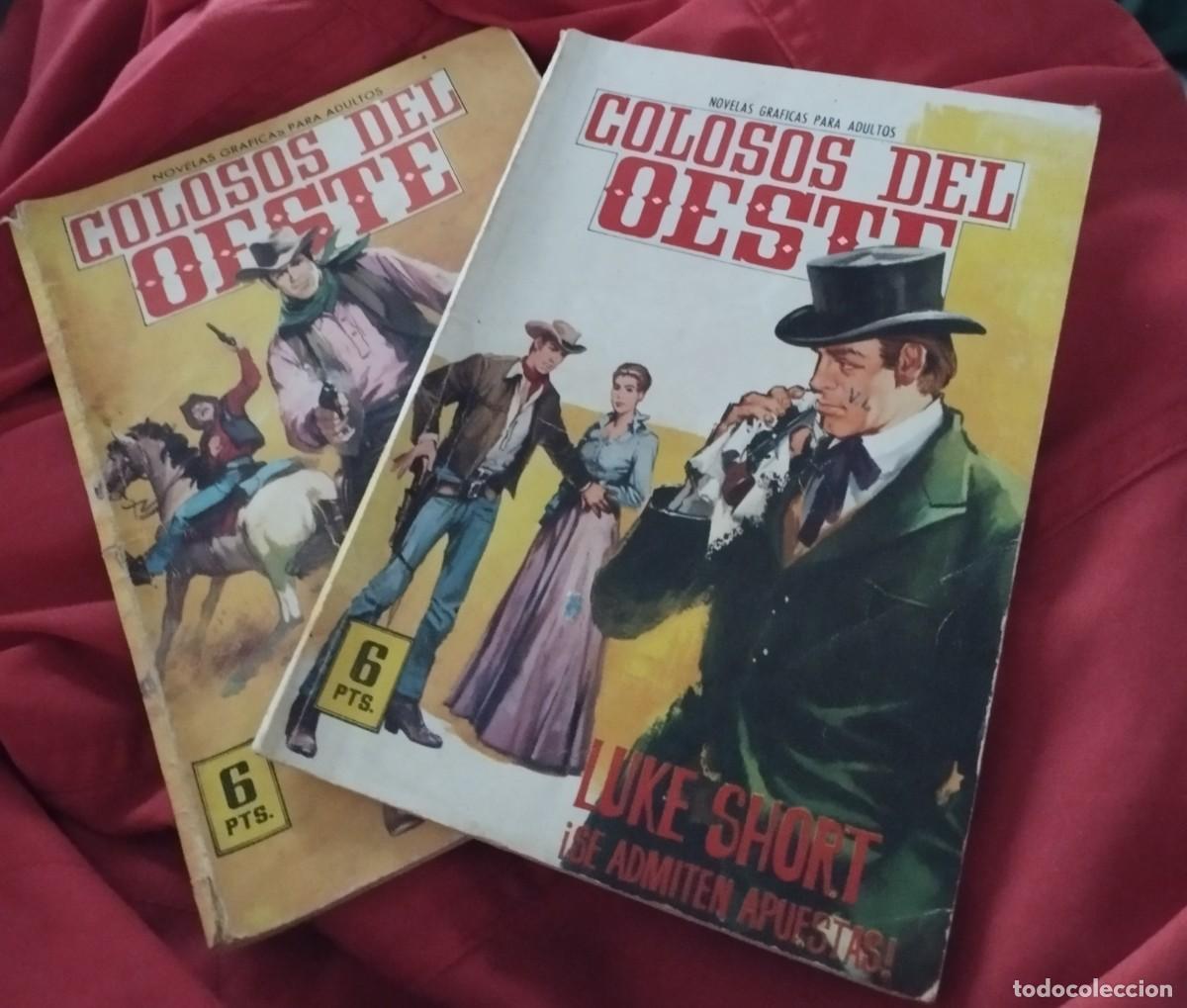 Tebeos: Lote de 2 comics de la serie Colosos del Oeste de 1964 - Foto 1