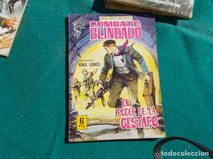 Tebeos: COMBATE BLINDADO FERMA SOLDADO INGLES 154 EN PODER DE LA GESTAPO STERRAZA - Foto 1