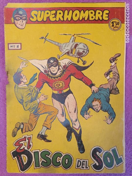 Tebeos: TEBEO SUPERHOMBRE EL DISCO DEL SOL N&ordm; 1 ED. FERMA - Foto 1