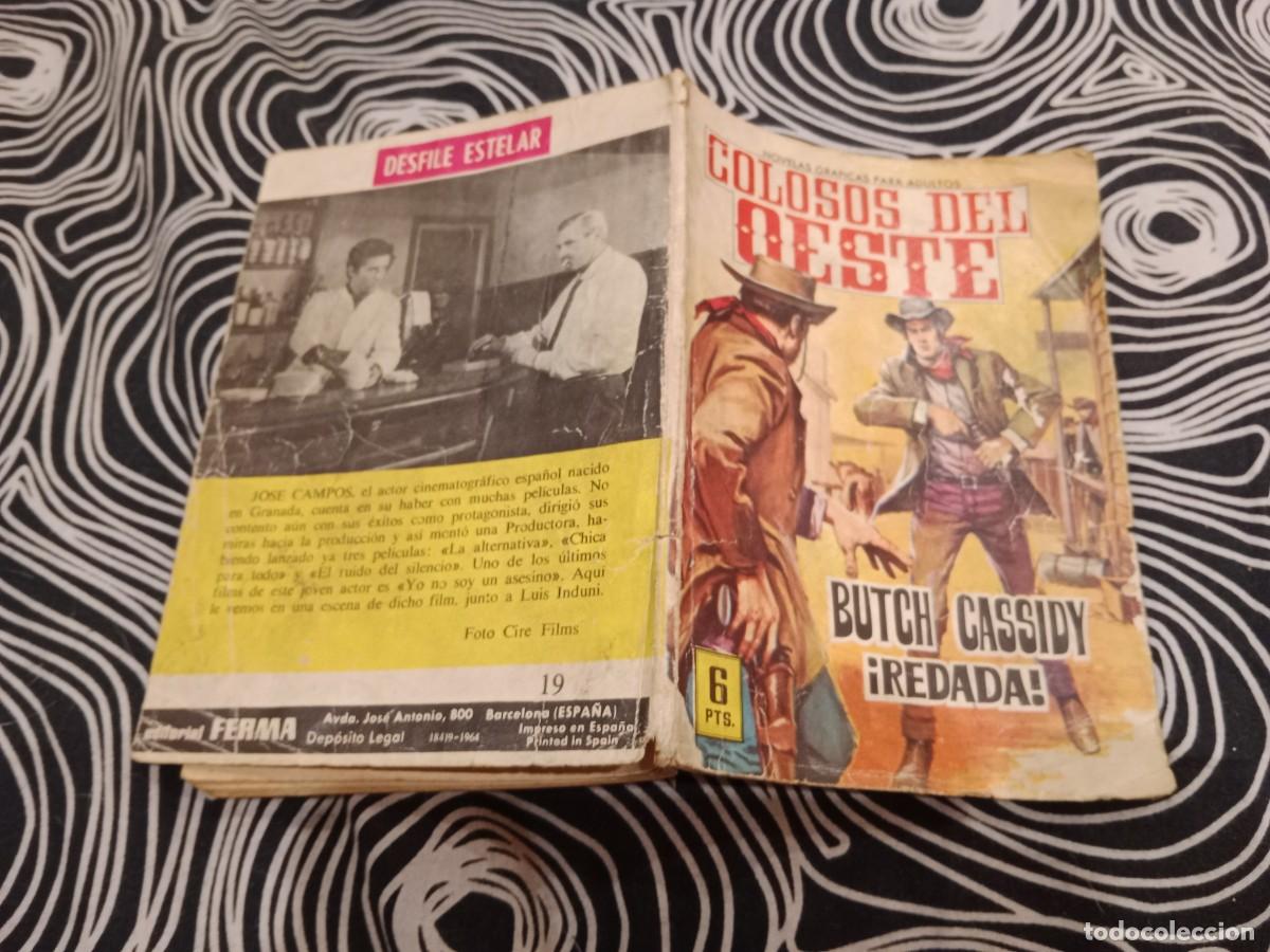 Tebeos: COLOSOS DEL OESTE N&ordm; 19 BUTCH CASSIDY REDADA - EDITORIAL FERMA - Foto 1