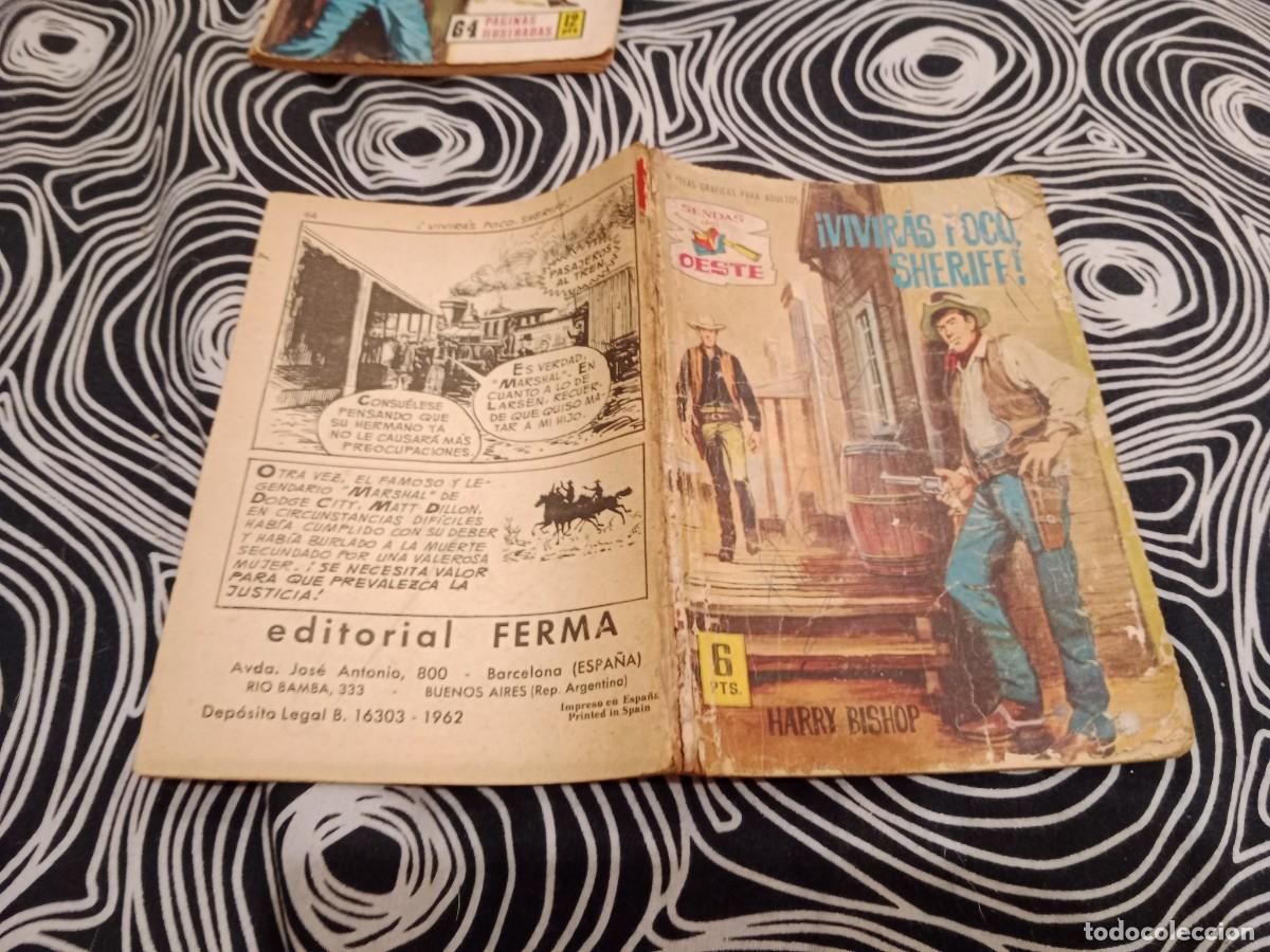 Tebeos: SENDAS DEL OESTE VIVIRAS POCO SHERIFFL - EDITORIA FERMA - Foto 1