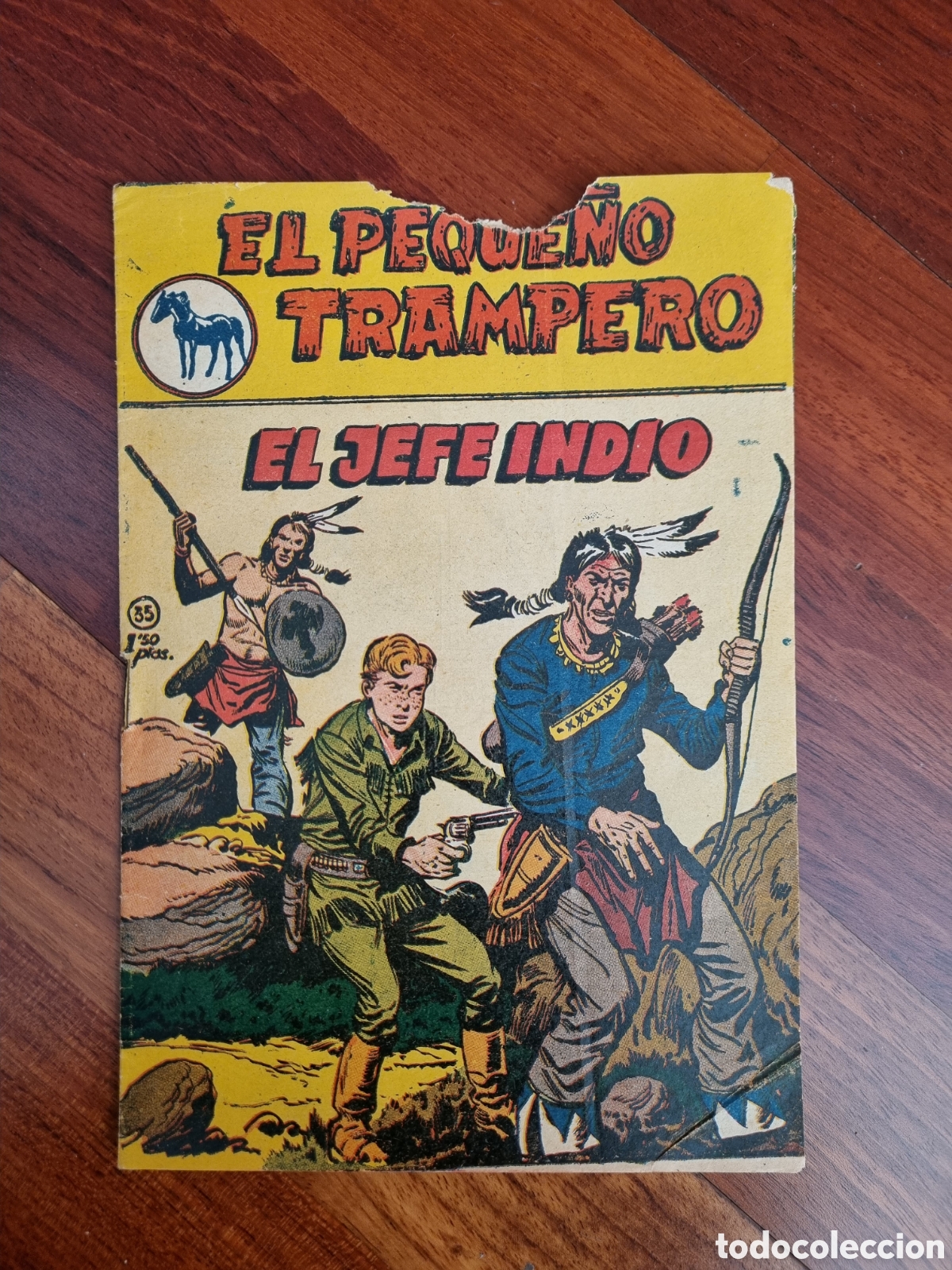 Tebeos: El PEQUE&Ntilde;O TRAMPERO n&deg; 35 &uacute;ltimo y dif&iacute;cil - Foto 1