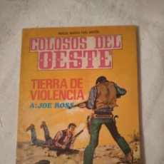 Tebeos: TIERRA DE VIOLENCIA. COLOSOS DEL OESTE. EDITORIAL FERMA