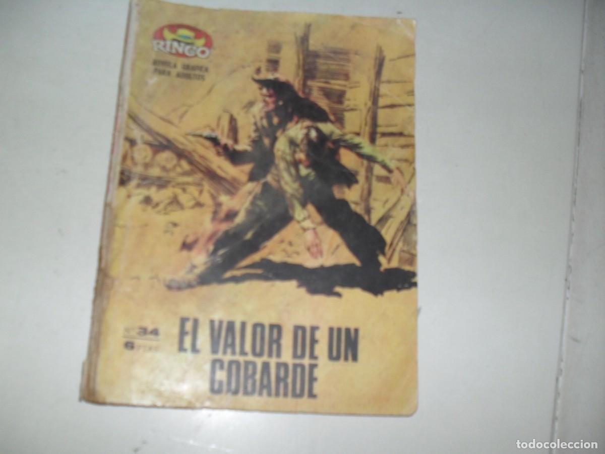 Tebeos: RINGO N&ordm; 34 EL VALOR DE UN COBARDE,(DE 40),IMDE,1965 - Foto 1