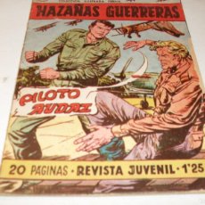 Tebeos: HAZAÑAS GUERRERAS Nº 11 PILOTO AUDAZ.FERMA,1958