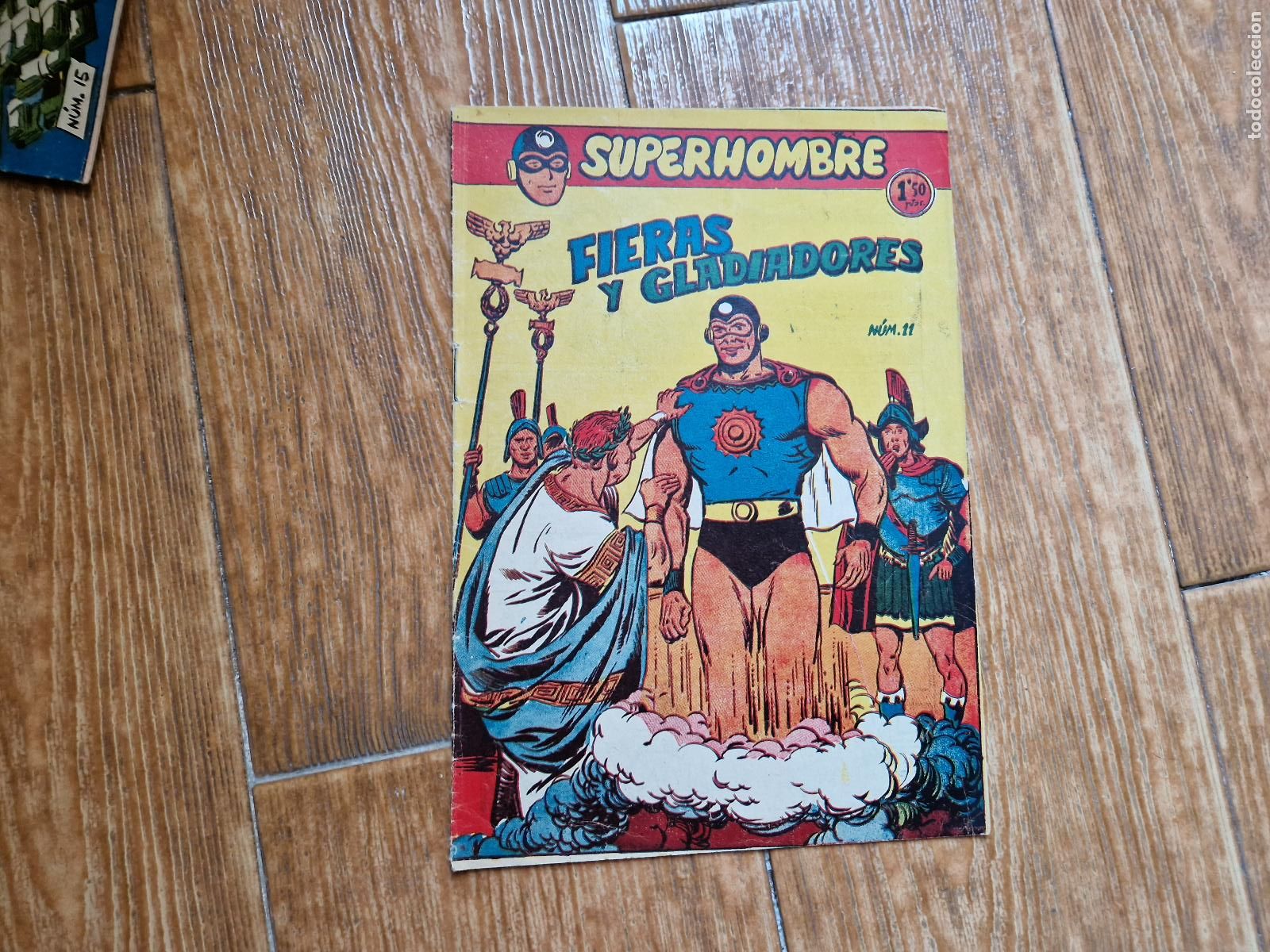 Tebeos: SUPERHOMBRE N&ordm; 11 EDITORIAL FERMA ORIGINAL - Foto 1