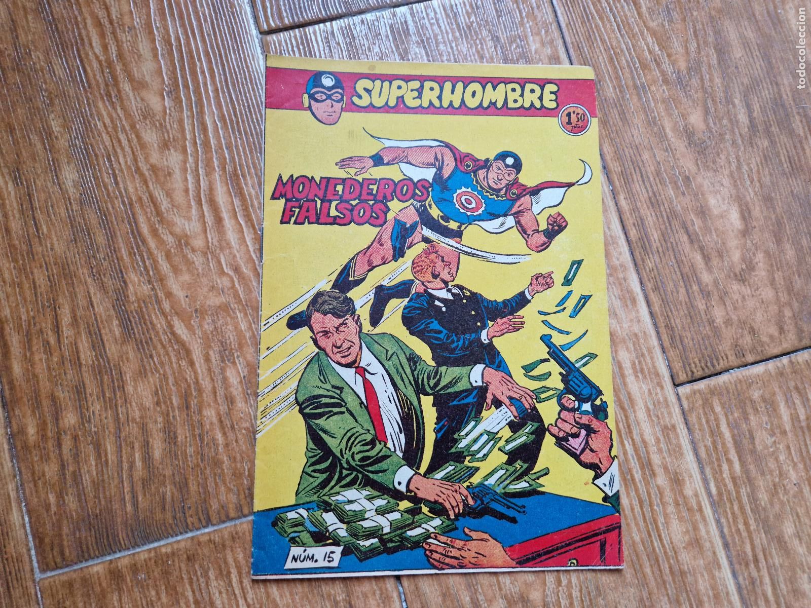 Tebeos: SUPERHOMBRE N&ordm; 15 EDITORIAL FERMA ORIGINAL - Foto 1