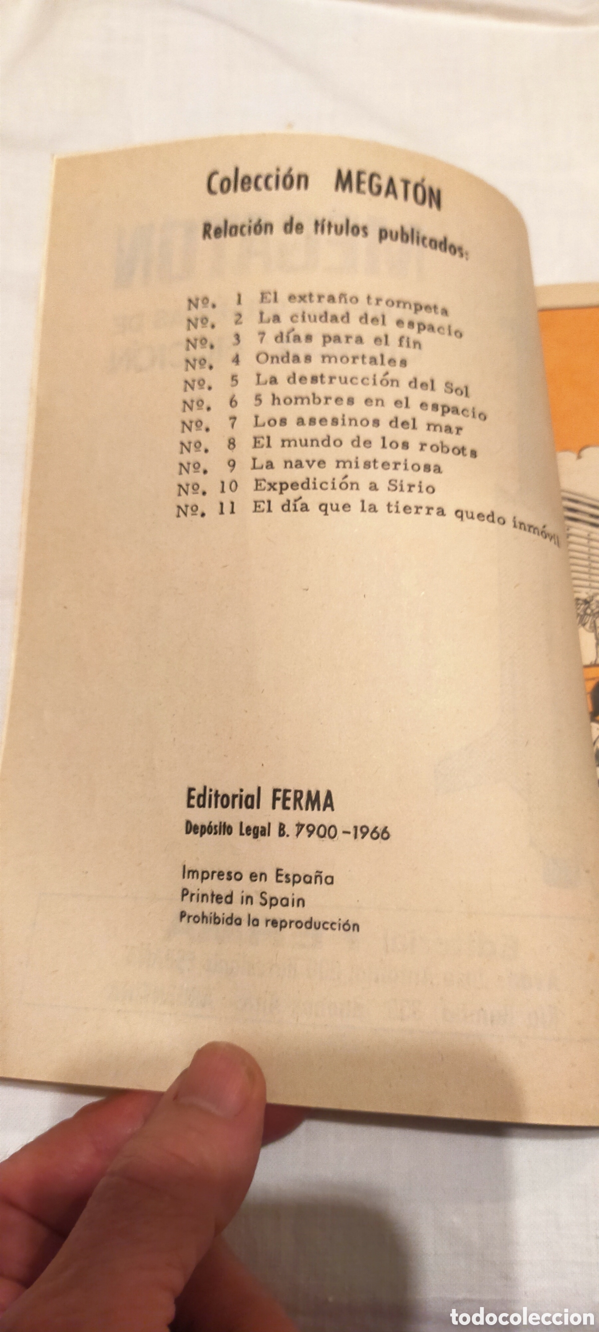 Tebeos: N&deg;12 de Megat&oacute;n, editorial FERMA. BICOLOR, grapa - Foto 9