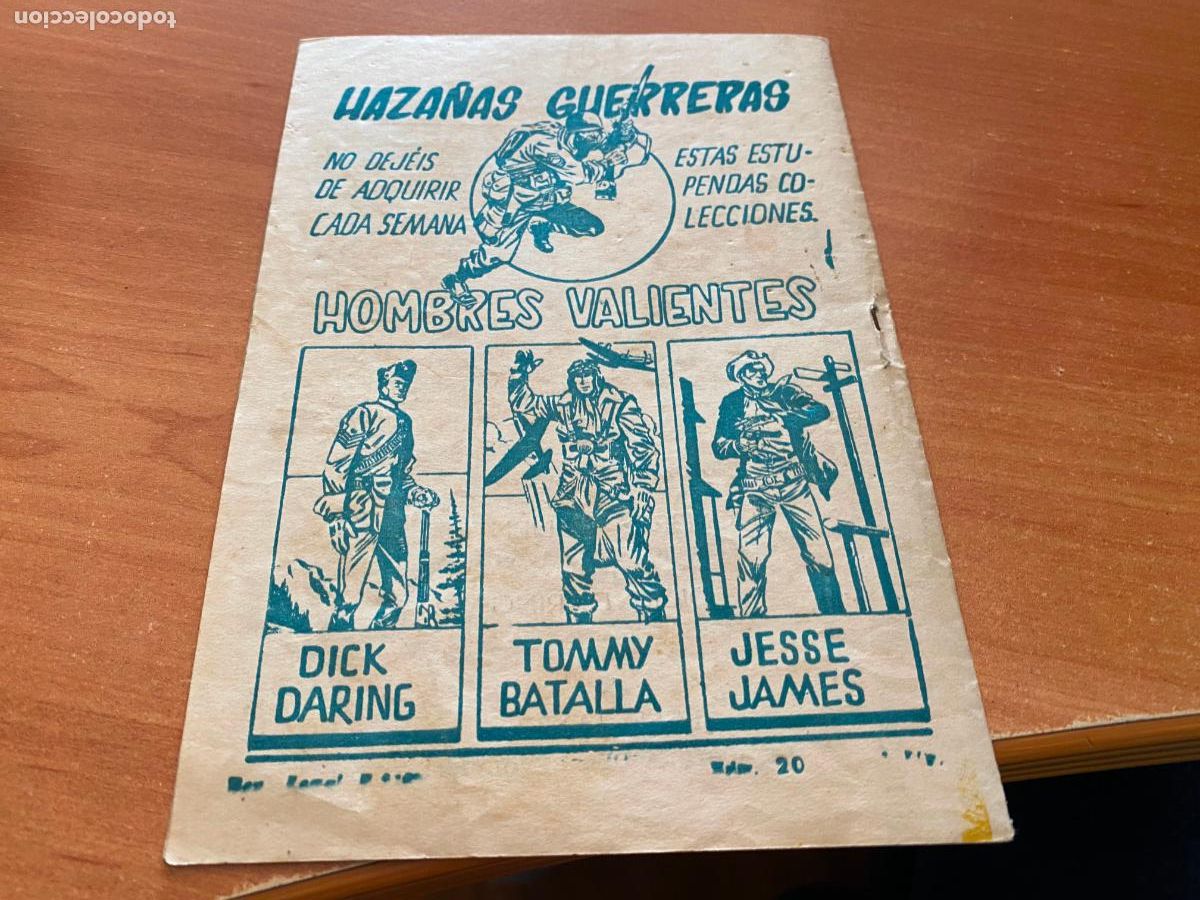 Tebeos: DICK DARING HOMBRES VALIENTES N&ordm; 20 (ORIGINAL FERMA) (COM12) - Foto 2