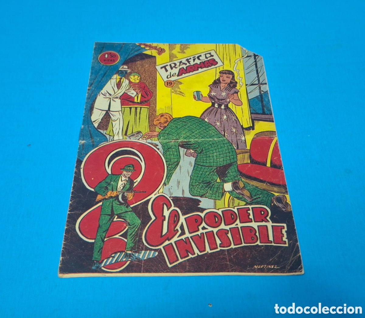 Tebeos: EL PODER INVISIBLE, N&Uacute;MERO 19 - TR&Aacute;FICO DE ARMAS - FERMA - Foto 2