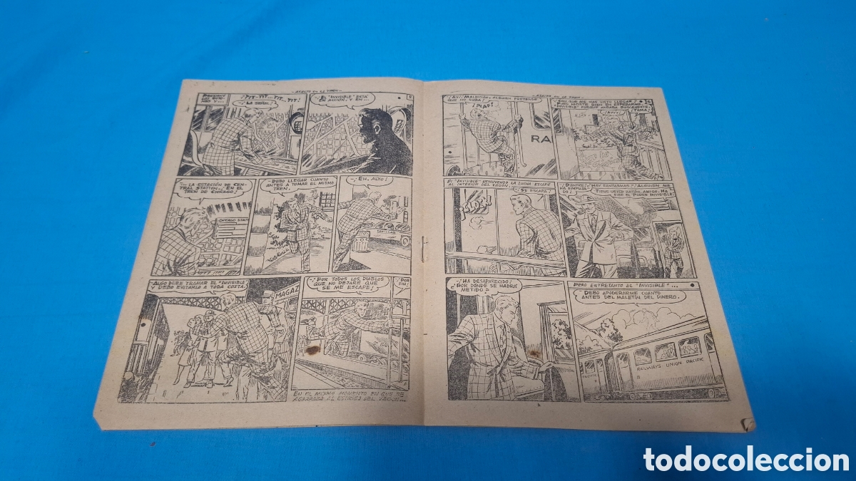 Tebeos: EL PODER INVISIBLE, N&Uacute;MERO 2 - ASALTO EN EL TREN - FERMA - Foto 3