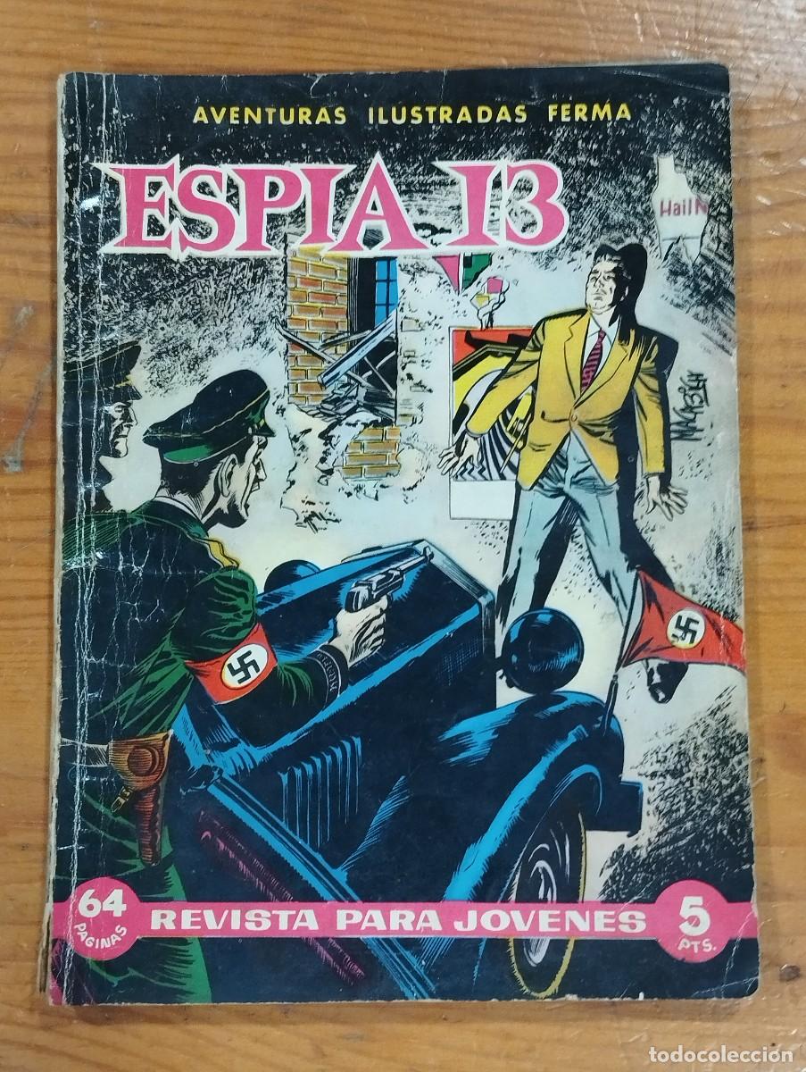 Tebeos: ESPIA 13. AVENTURAS ILUSTRADAS. Ed. FERMA. - Foto 1