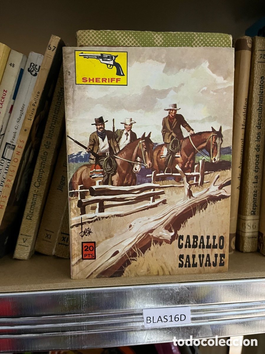 Tebeos: Blas16D tebeo caballo salvaje, sheriff - Foto 1
