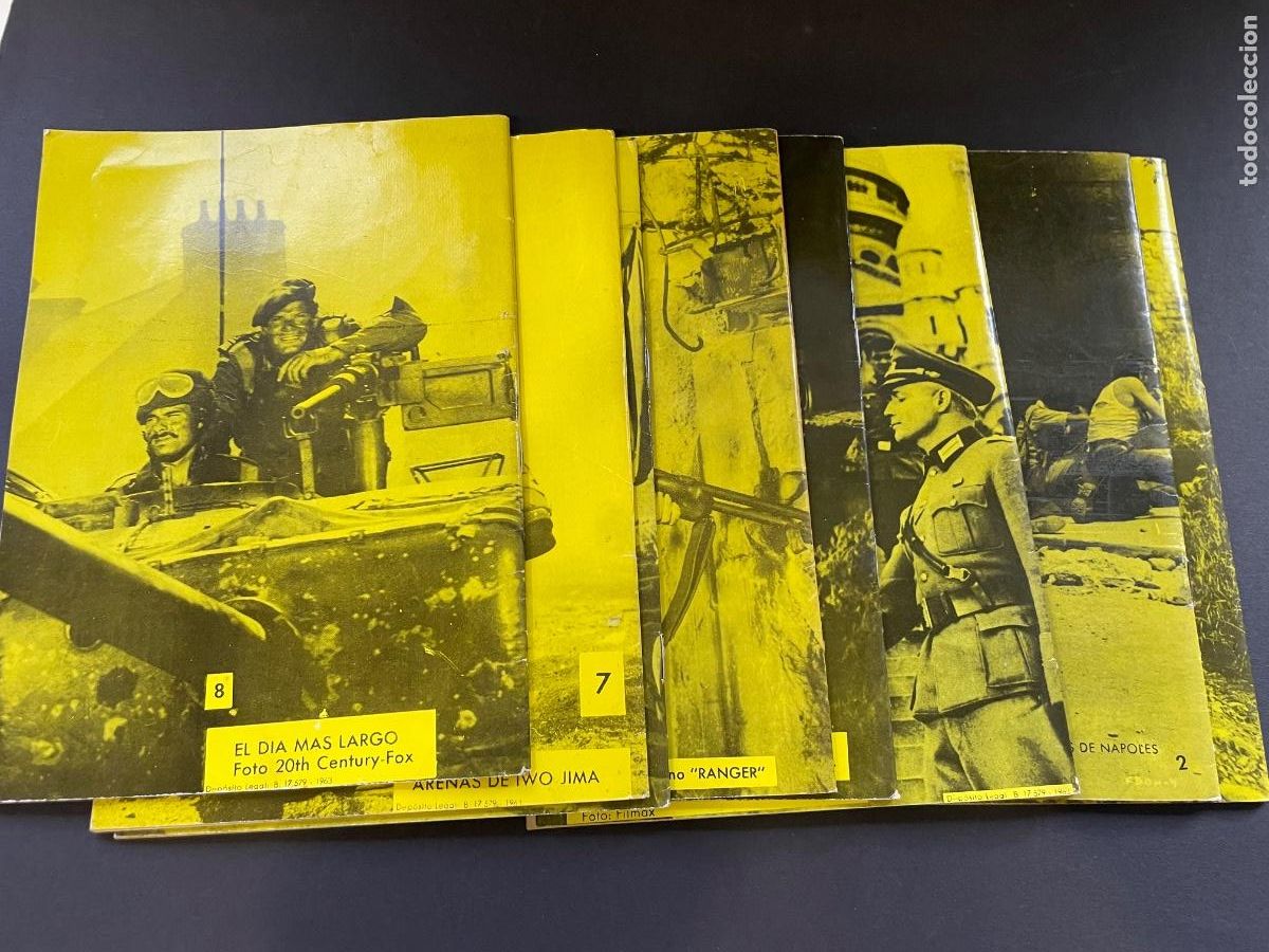 Tebeos: Combate Extra - Colecci&oacute;n Completa 8 n&uacute;meros - Editorial Ferma 1963 - Original - Foto 3