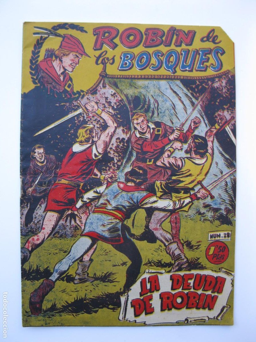 Tebeos: ROBIN DE LOS BOSQUES - N&ordm; 28 - LA DEUDA DE ROBIN - ORIGINAL - EXCLUSIVAS FERMA. - Foto 1