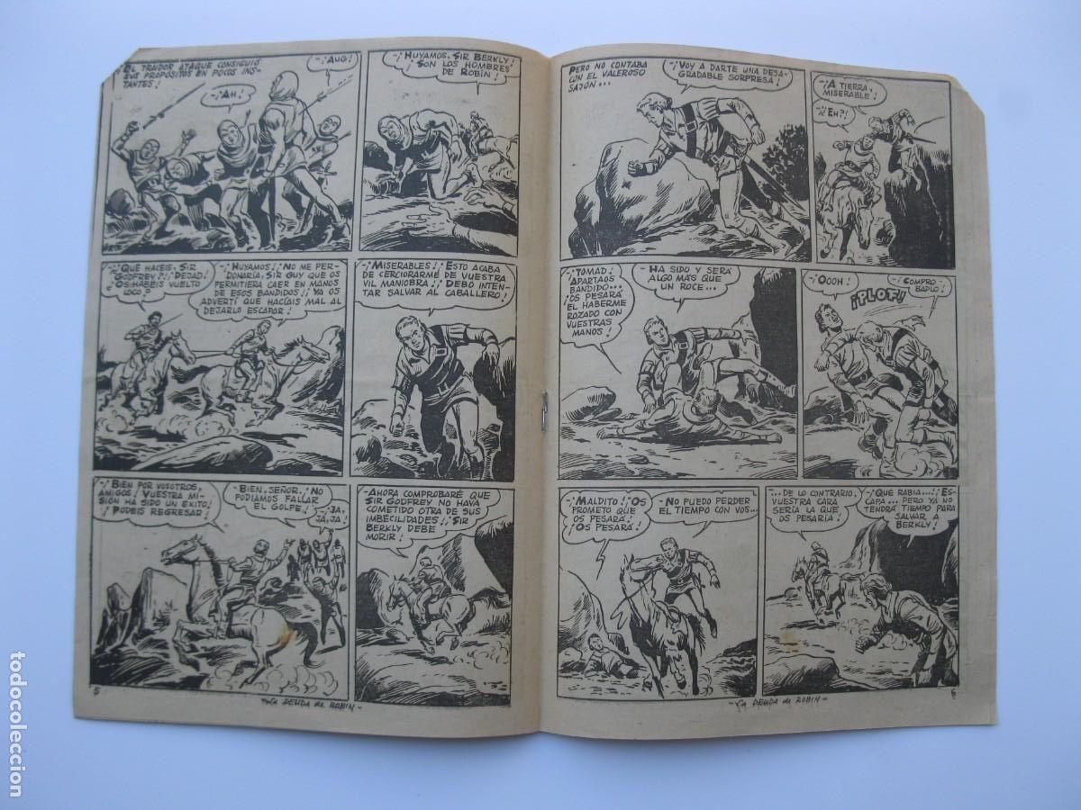 Tebeos: ROBIN DE LOS BOSQUES - N&ordm; 28 - LA DEUDA DE ROBIN - ORIGINAL - EXCLUSIVAS FERMA. - Foto 2