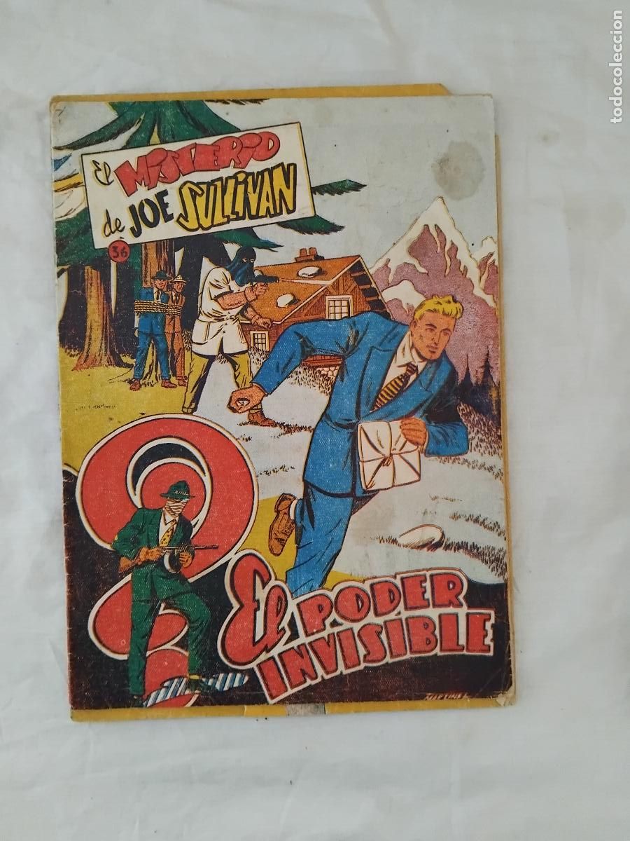 Tebeos: EL PODER INVISIBLE N&ordm; 36. EL MISTERIO DE JOE SULLIVAN. FERMA 1957 - Foto 1