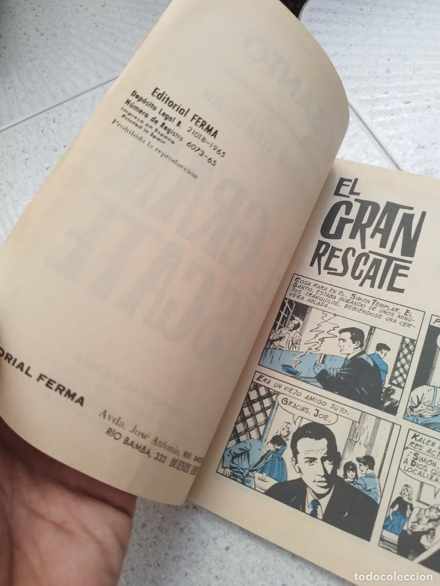 Tebeos: Antigua novela gr&aacute;fica, el santo N&deg;2. El gran eacate. - Foto 5