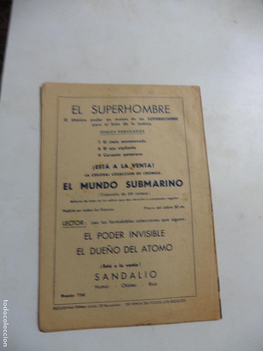 Tebeos: SUPERHOMBRE N-9-13-4- E.FERMA ORIGINAL 17X24 - Foto 4
