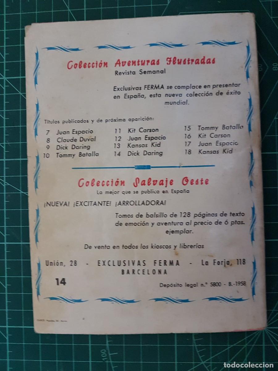 Tebeos: Colecci&oacute;n ilustrada ferma, 14 , Dick Daring. - Foto 2