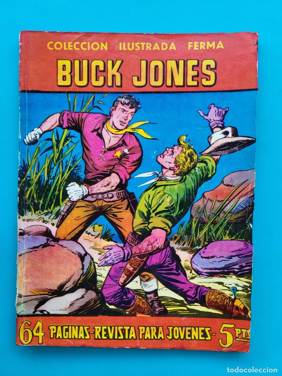 Tebeos: Colecci&oacute;n ilustrada ferma , 61, Buck Jones. - Foto 1