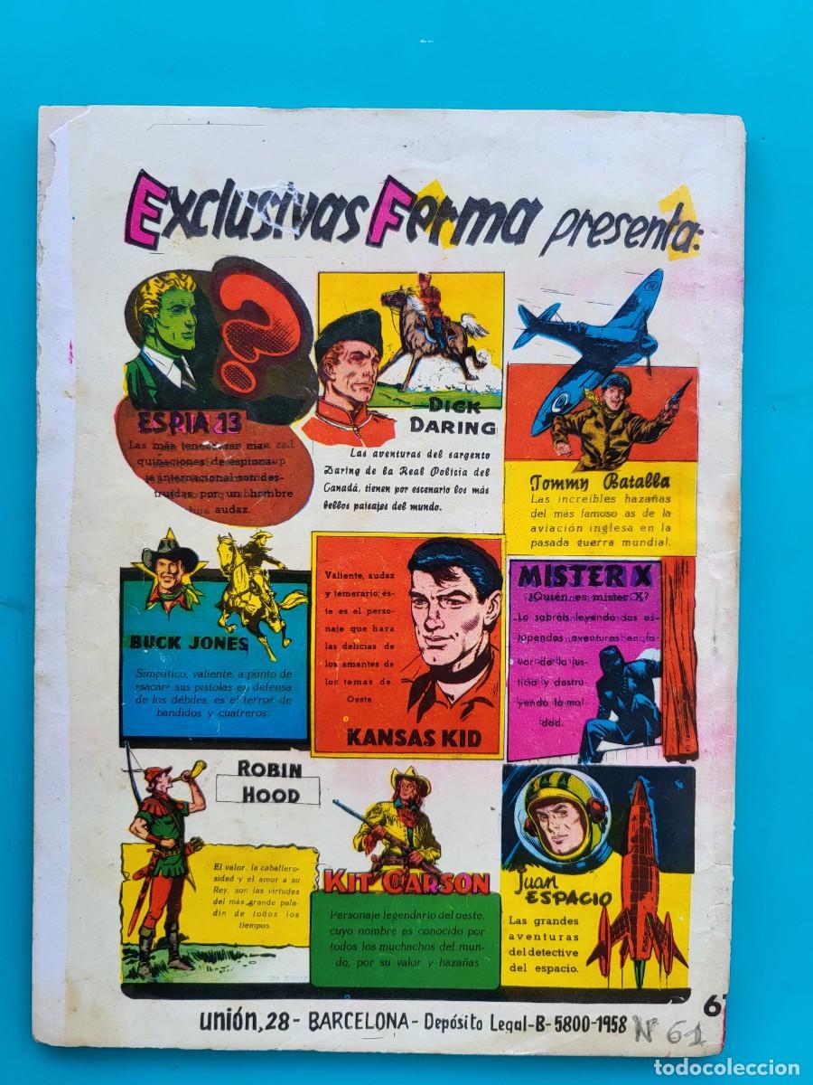 Tebeos: Colecci&oacute;n ilustrada ferma , 61, Buck Jones. - Foto 2