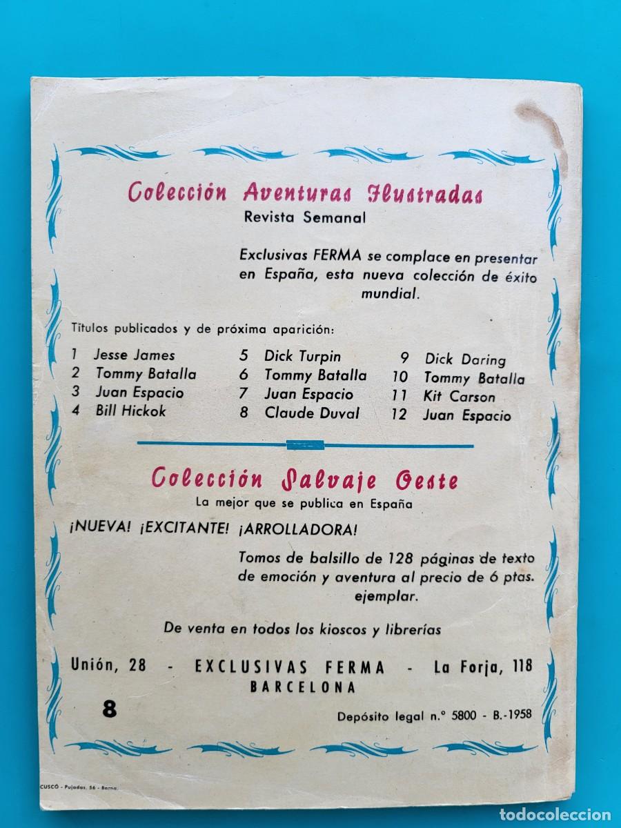 Tebeos: Colecci&oacute;n ilustrada ferma , 8, Claude Duval. - Foto 2