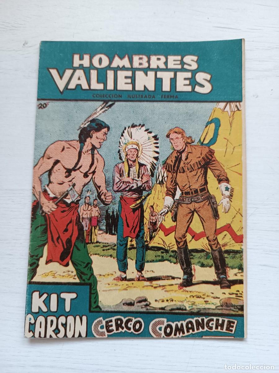 Tebeos: Hombres valientes. Kit Carson. Cerco Comanche. Ferma - Foto 1