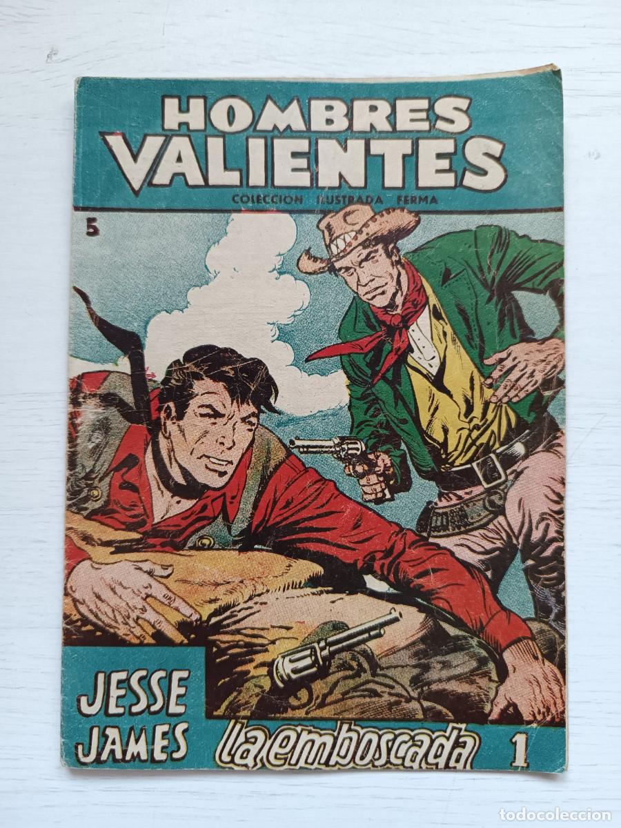 Tebeos: Hombres valientes. Jesse James. La emboscada. Ferma - Foto 1