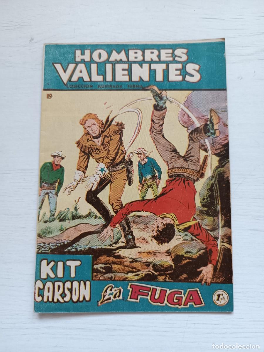 Tebeos: Hombres valientes. Kit Carson. La fuga. Ferma - Foto 1