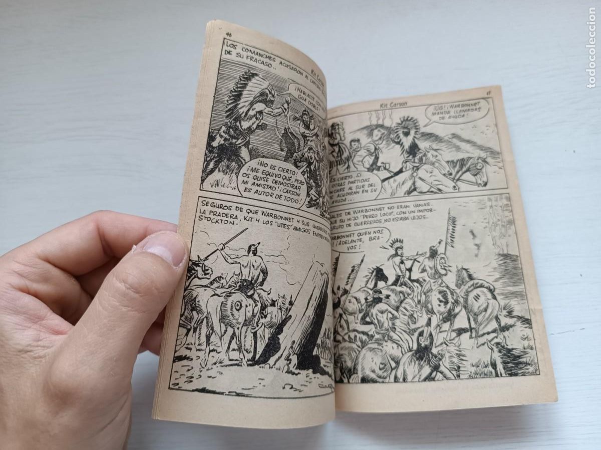 Tebeos: Hombres valientes. Kit Carson. La fuga. Ferma - Foto 3