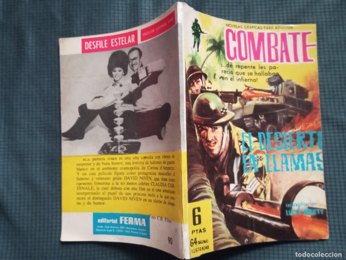 Tebeos: EL DESIERTO EN LLAMAS - COMBATE 90 - Foto 1