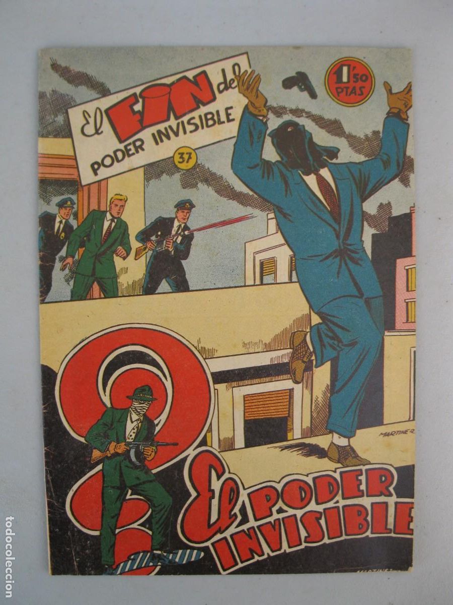 Tebeos: EL PODER INVISIBLE - N&ordm; 37 - EL FIN DEL PODER INVISIBLE - ORIGINAL - EXCLUSIVAS FERMA. - Foto 1