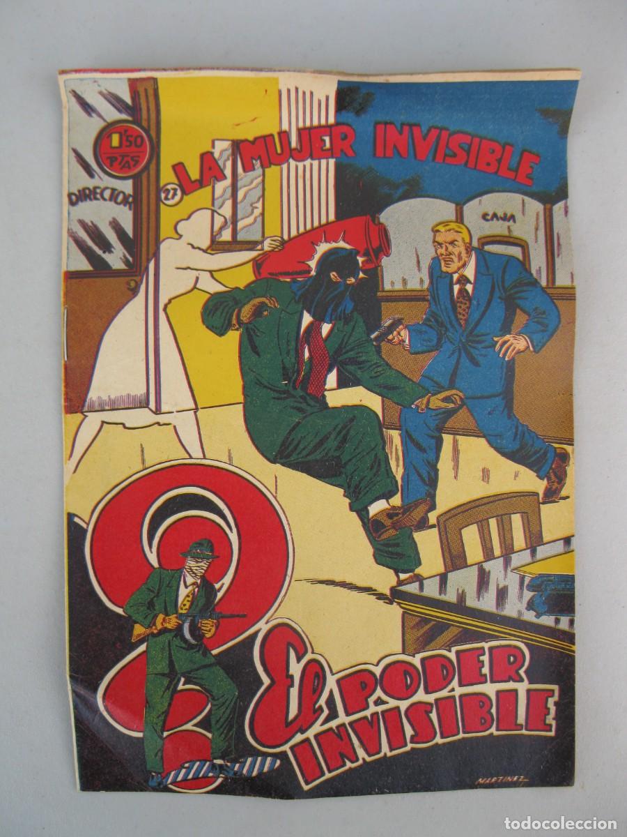 Tebeos: EL PODER INVISIBLE - N&ordm; 27 - LA MUJER INVISIBLE - ORIGINAL - EXCLUSIVAS FERMA. - Foto 1