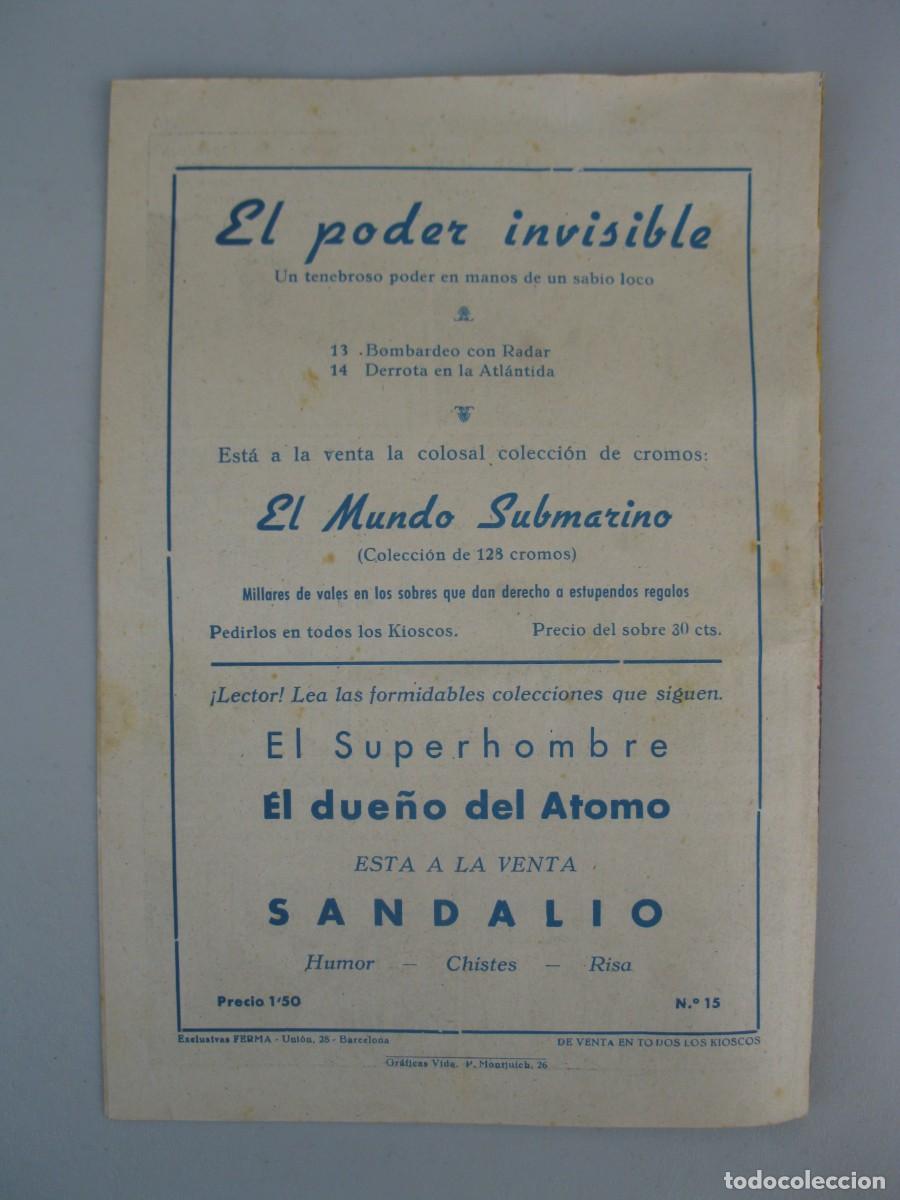 Tebeos: EL PODER INVISIBLE - N&ordm; 15 - LA ACUSACI&Oacute;N DEL CAD&Aacute;VER - ORIGINAL - EXCLUSIVAS FERMA. - Foto 3