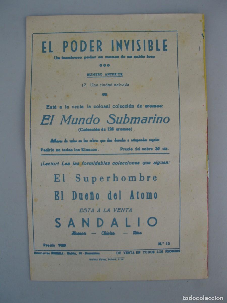 Tebeos: EL PODER INVISIBLE - N&ordm; 13 - BOMBARDEO CON RADAR - ORIGINAL - EXCLUSIVAS FERMA. - Foto 3