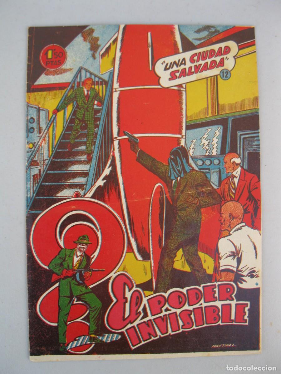 Tebeos: EL PODER INVISIBLE - N&ordm; 12 - UNA CIUDAD SALVADA - ORIGINAL - EXCLUSIVAS FERMA. - Foto 1