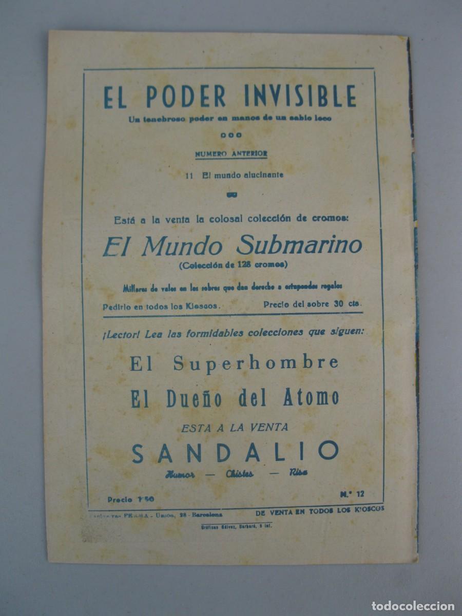Tebeos: EL PODER INVISIBLE - N&ordm; 12 - UNA CIUDAD SALVADA - ORIGINAL - EXCLUSIVAS FERMA. - Foto 3