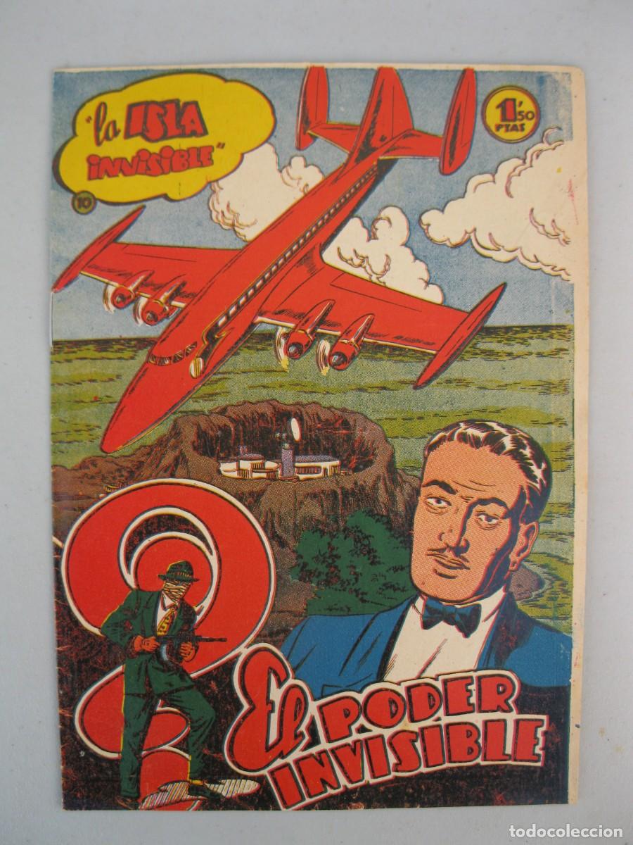 Tebeos: EL PODER INVISIBLE - N&ordm; 10 - LA ISLA INVISIBLE - ORIGINAL - EXCLUSIVAS FERMA. - Foto 1